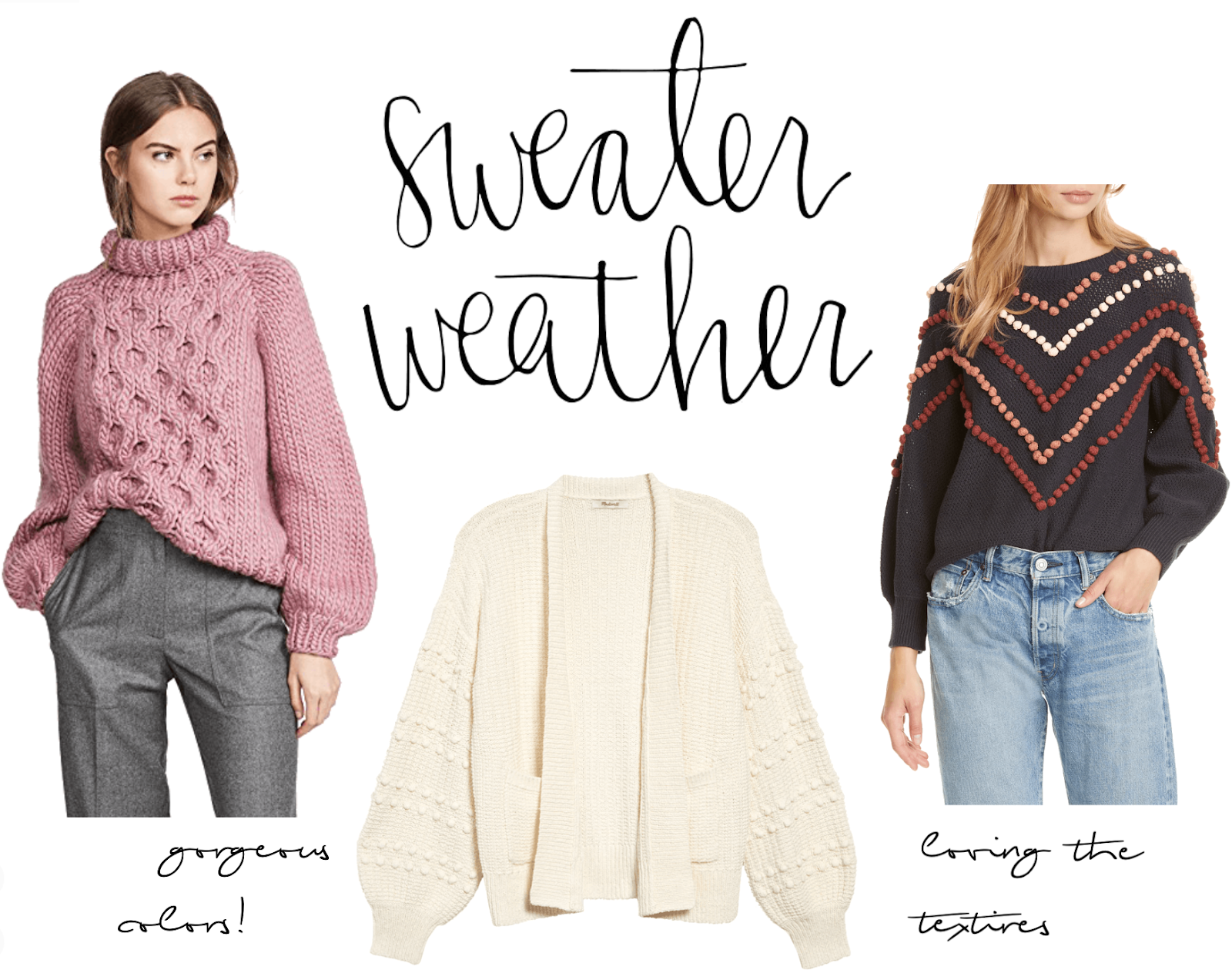 SWEATER WEATHER chic Saturday
