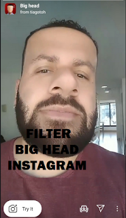 Big head filter Instagram dan Tiktok, Begini cara mendapatkannya