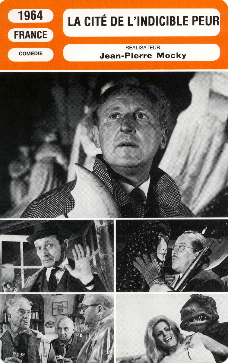 Affiches Photos d'exploitation Bandes annonces La grande frousse (1964) JeanPierre Mocky Affiches Photos d'exploitation Bandes annonces La grande frousse (1964) JeanPierre Mocky