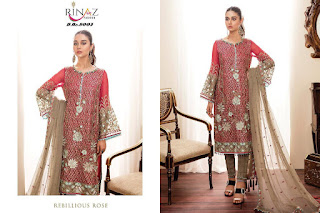 Rinaz fashion kuch Khas Georgette Pakistani Suits catalog