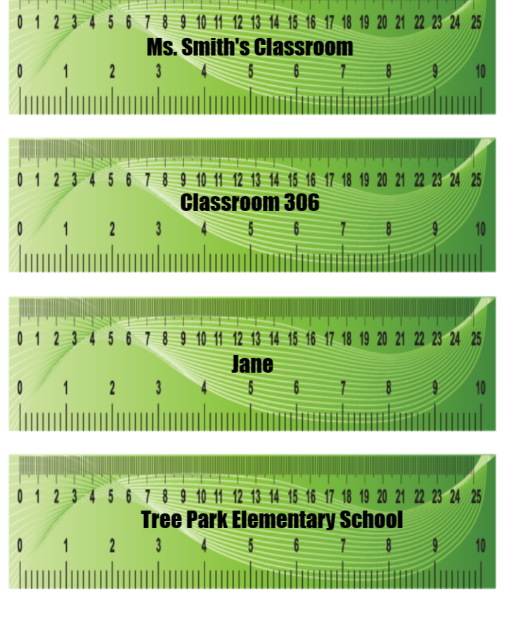 Free Printable Rulers For Students