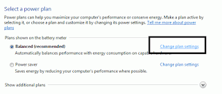 pilih change plan setting