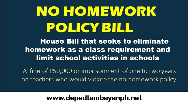 No homework proposal image