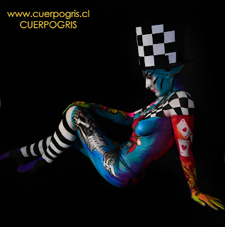 CUERPOS PINTADOS BODYPAINT ALICIA MADNESS