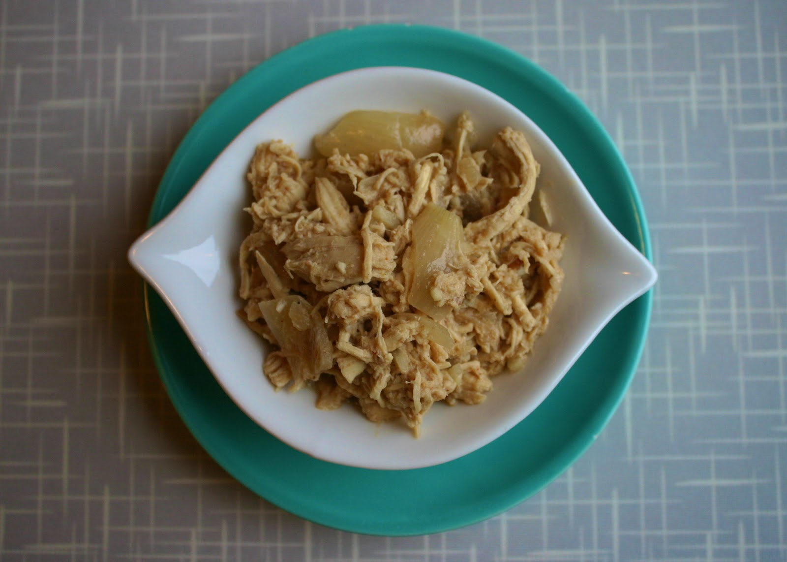 My Retro Kitchen Mustard and Vinegar BBQ Pulled Chicken in a Slow Cooker