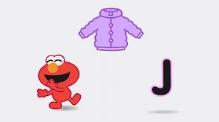 Animated Elmo sings J Jacket Song. Sesame Street Alphabet Songs