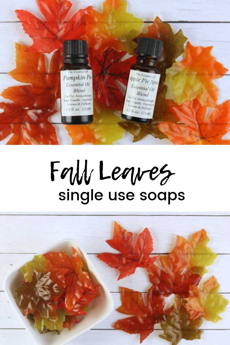 How to Make Single Use Soap Leaves for Fall