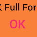 ओके का फुल फॉर्म क्या है - OK Full Form of hindi