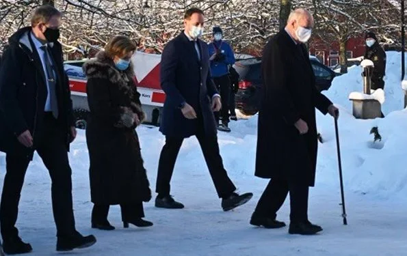 King Harald, Queen Sonja, Crown Prince Haakon and Crown Princess Mette-Marit