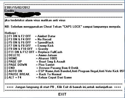 Hafiizh Berbagi Informasi E991 Cheat PB Mario Bross Hack