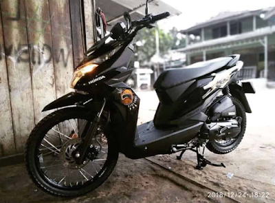 Modifikasi Velg Jari-jari Honda Beat Street