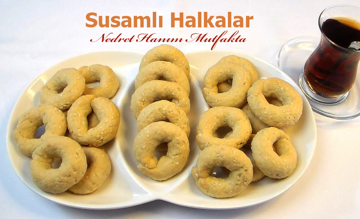 Susamlı Tuzlu Halka Kurabiye Tarifi