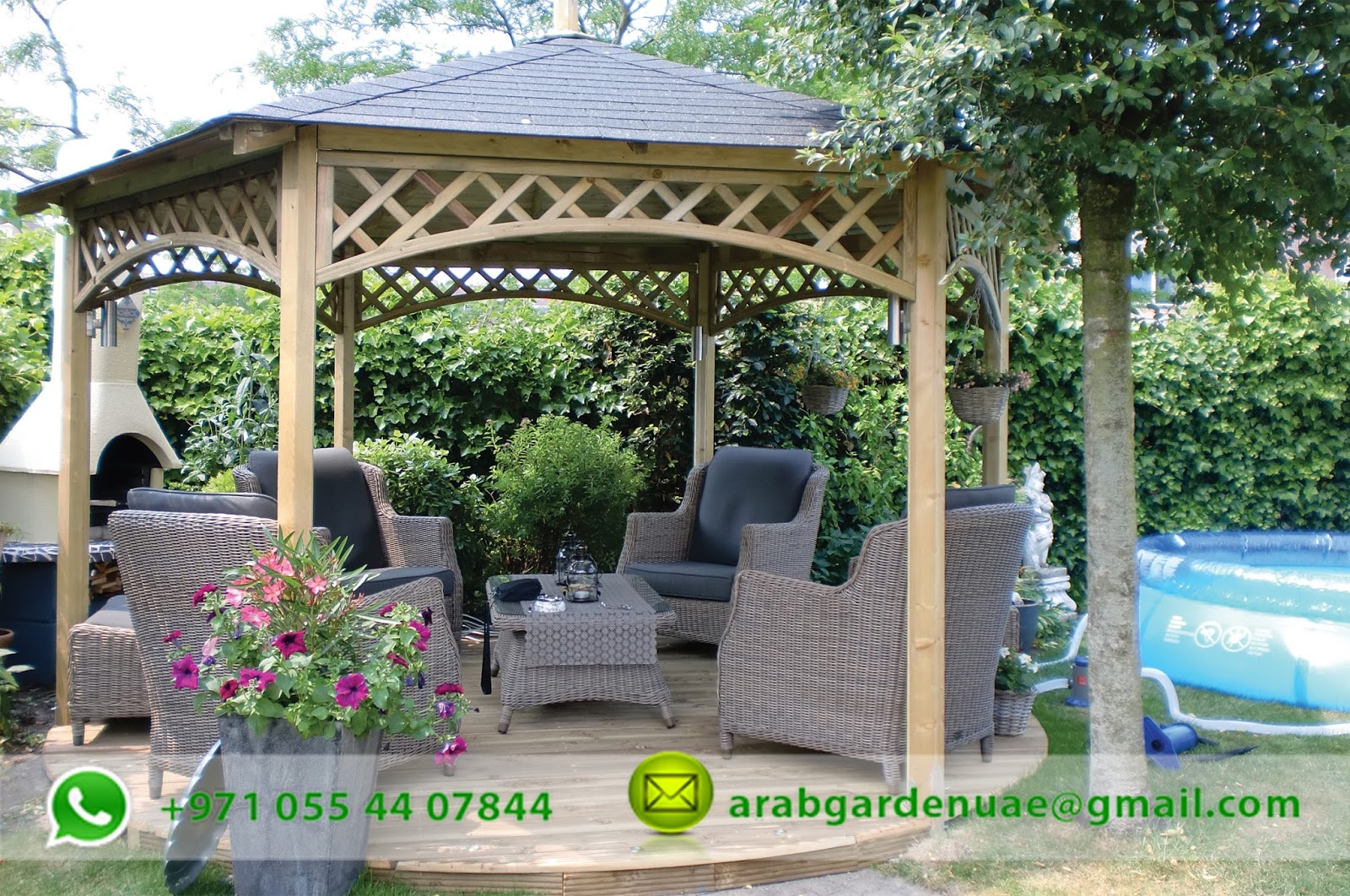 Wooden Gazebo Garden Gazebo In Uae Cabanas Gazebo Uae Gazebo Uae