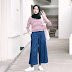 Style Hijab Dengan Kulot Jeans