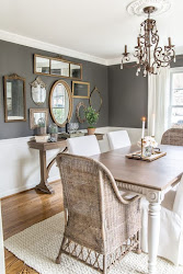 chair rail mirror