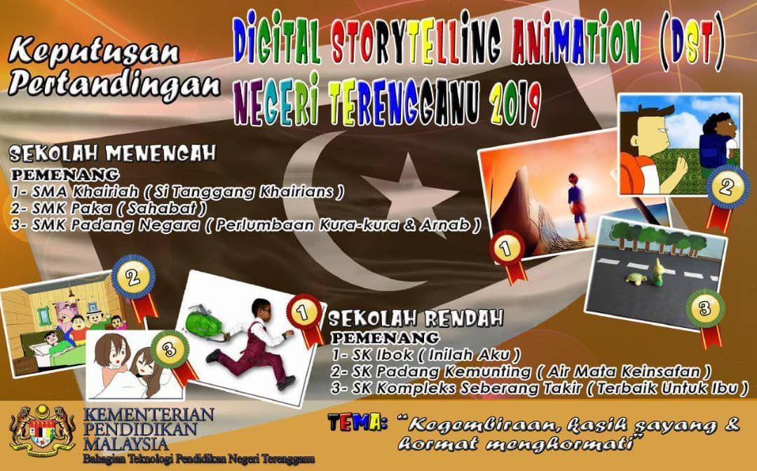 Sk Stars Online Tahniah Cg Azilawati Team Stars Mendapat Tempat Ke 3 Pertandingan Digital Story Telling Animation Dst Negeri Terengganu 2019 Kategori Sekolah Rendah