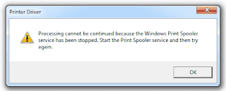 Penampakan error Print Spooler