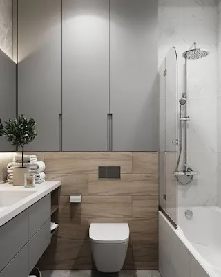احدث صور ديكورات حمامات منزلية حديثة 2021