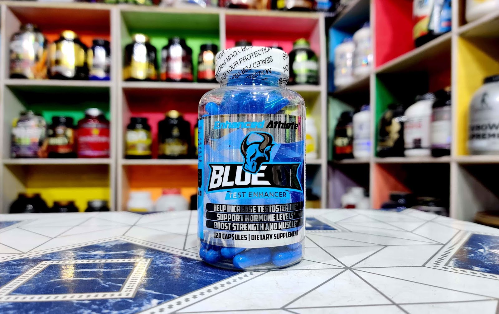 Enhanced Athlete Blue Ox Men�s Natural Test Booster