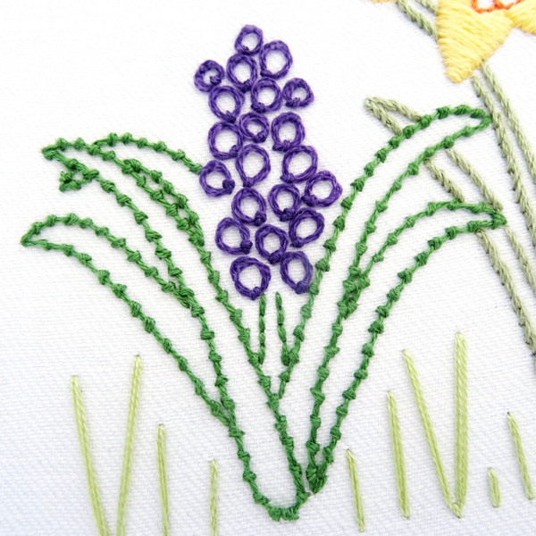 Hướng dẫn thêu hoa lục bình - Hình 5