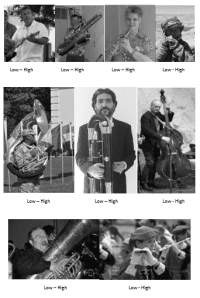 Music Lesson Printables: Musical Instruments 3 - High and Low