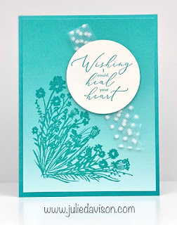 Stampin' Up! Sale-a-Bration Favorites: Oh So Ombre +  Corner Bouquet + Heal Your Heart Cards ~ www.juliedavison.com #stampinup #saleabration #sab2021