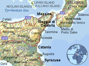 sicilija mapa Per@ Travel: SICILIJA sicilija mapa