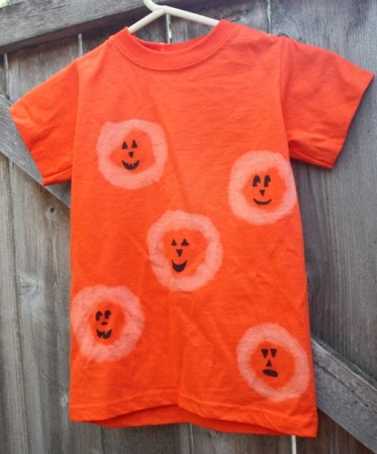 Christy Robbins: Pumpkin (Not so) Tie Dye(d) Shirt