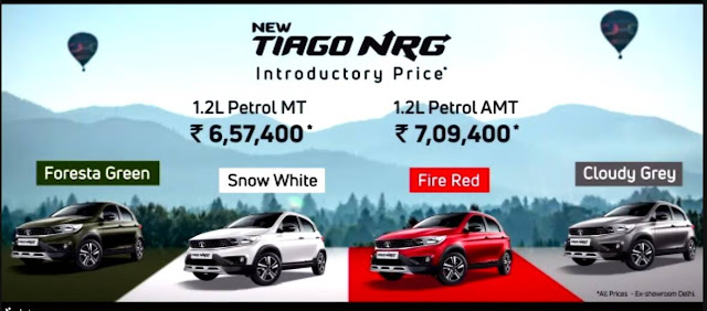 New TATA Tiago NRG launched in India at rupees 6.56lakh and Tiago NRG is based on the Tiago facelift.