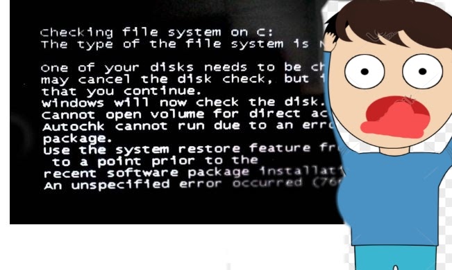 Checking file перевод. Checking file system on c.