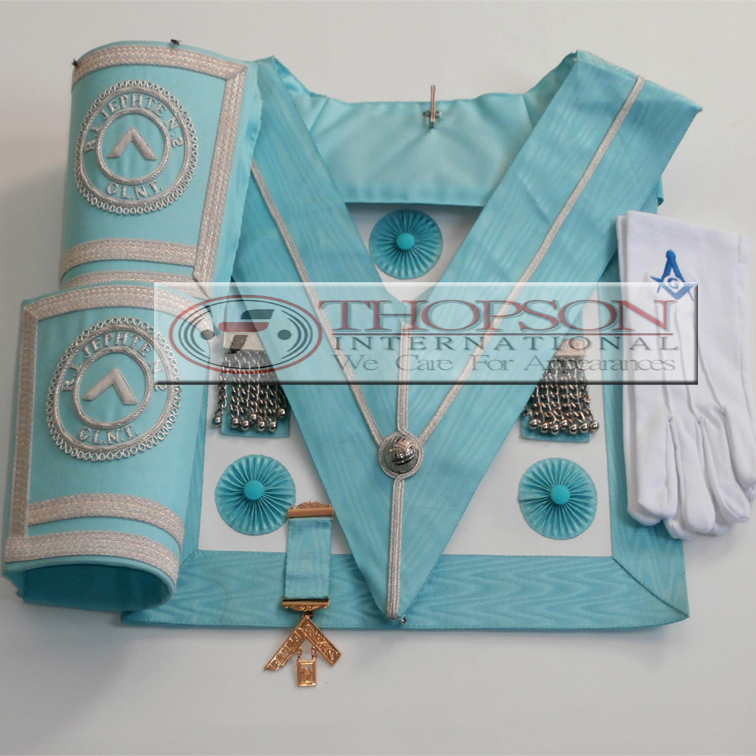 Thopson International Masonic regalia Master mason white cotton gloves