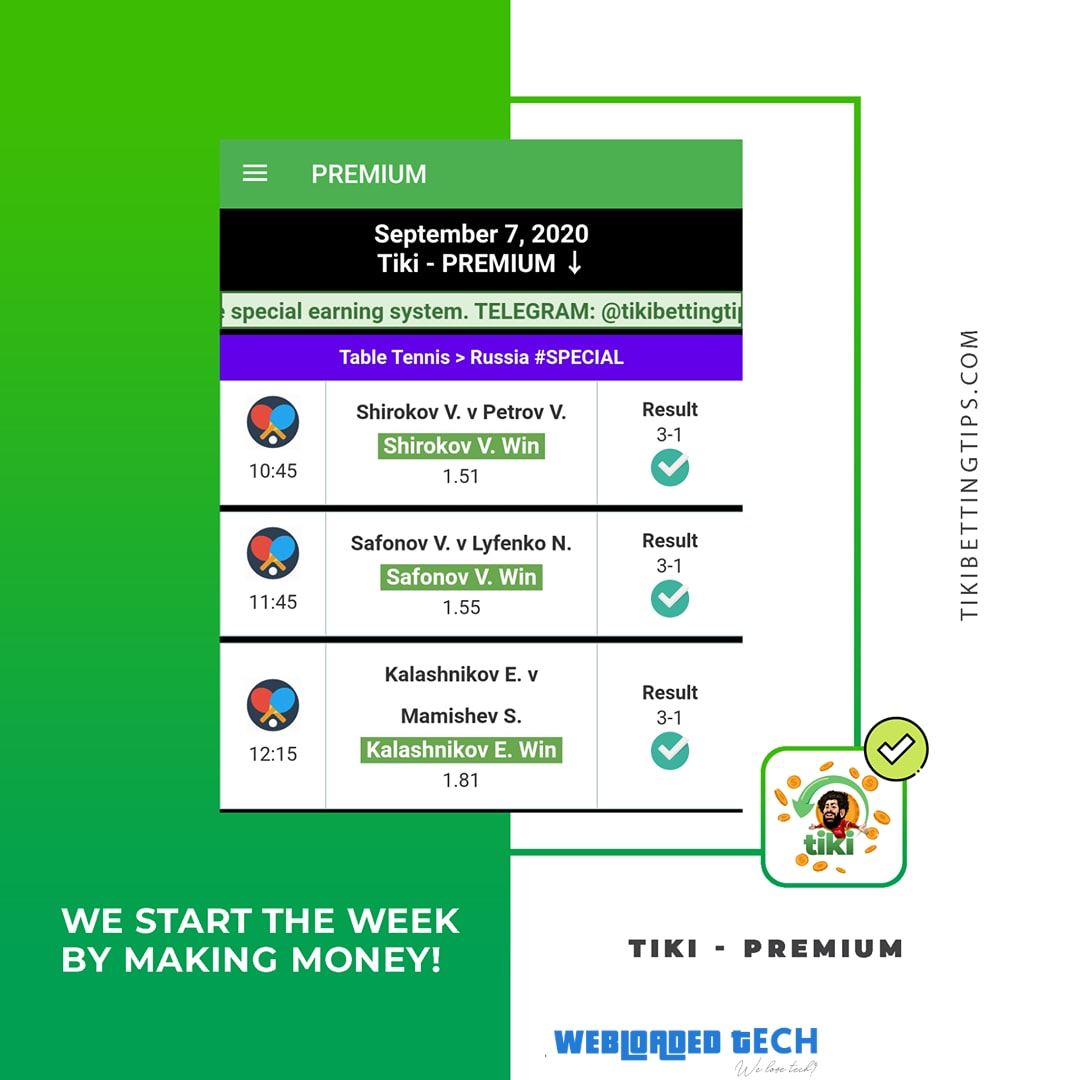 Download Tiki Betting Premium Apk 2020