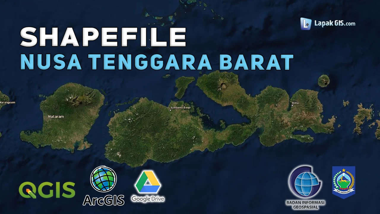 Shapefile Provinsi Nusa Tenggara Barat Terbaru