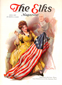 July 1927 cover for The Elks magazine by Paul Stahr