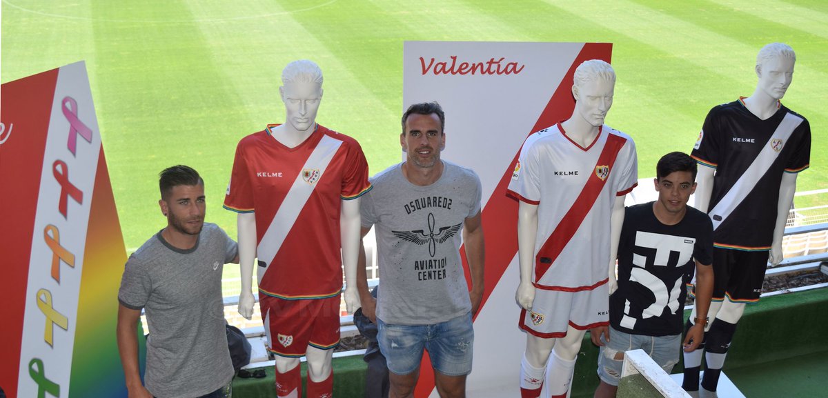 La historia de las camisetas de fútbol: Rayo Vallecano