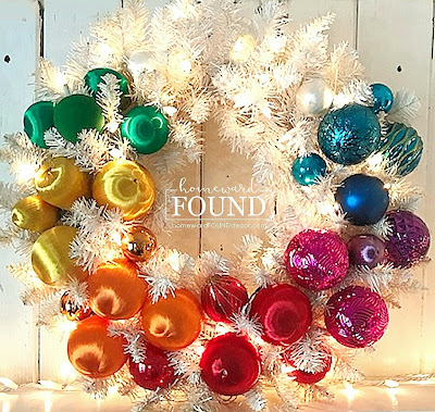 Christmas,Christmas Decor Themes,Christmas Decor,Christmas tree,color,color palettes,colorful home,decorating,DIY,diy decorating,dollar store crafts,holiday,ornaments,seasonal,wall art,wreaths,winter,roygbiv,rainbow aesthetic,ombre,Dollar Tree decor,rainbow palette,roygbiv palette,rainbow ombre,colorful Christmas,merry and bright,