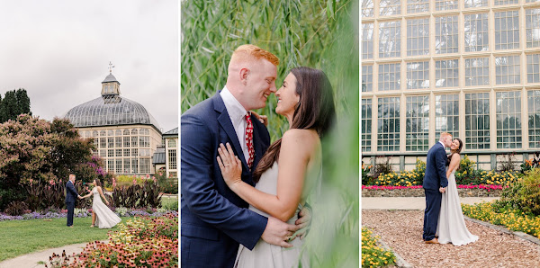 Rawlings Conservatory Engagement Session photographed by Heather Ryan Photography