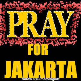Dp BBM Bom Thamrin PRAY FOR JAKARTA  BBMShare