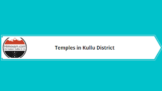 Temples In Kullu District Temples In Kullu District