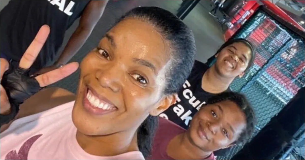Connie Ferguson and her daughters Lesedi and Ali start 2021 back in the gym