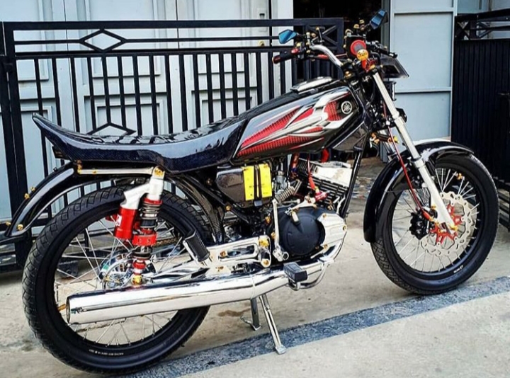 Modifikasi Rx King Warna Hitam Yang Paling Keren racing 48