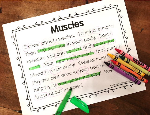 Close Reading in First Grade - Firstgraderoundup