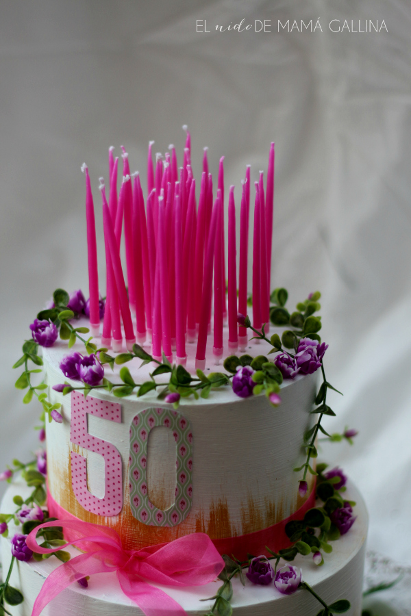 tarta de cumpleaños falsa