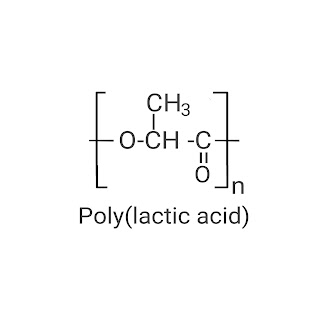 The image shows Polylactic acid.