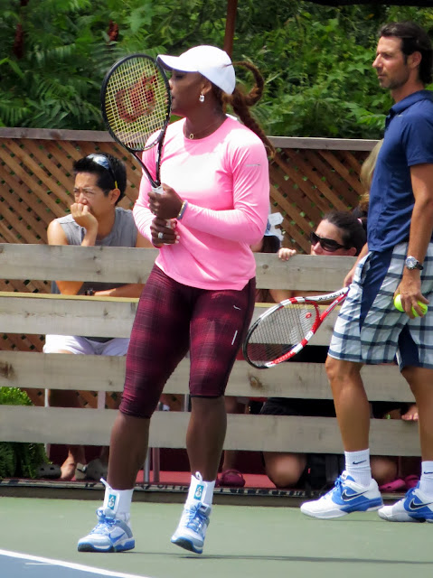 Serena Williams Patrick Mouratoglou Rogers Cup 2013