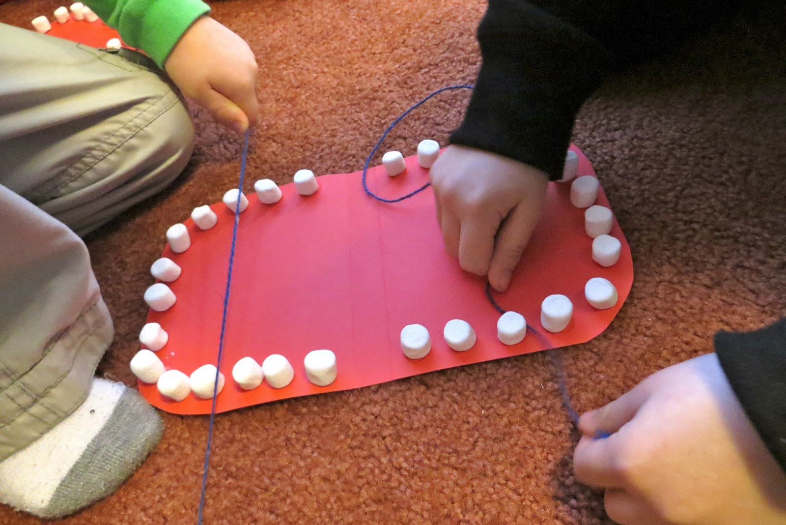 Ms. Sara's Preschool Blog Dental Week Marshmallow Mouths