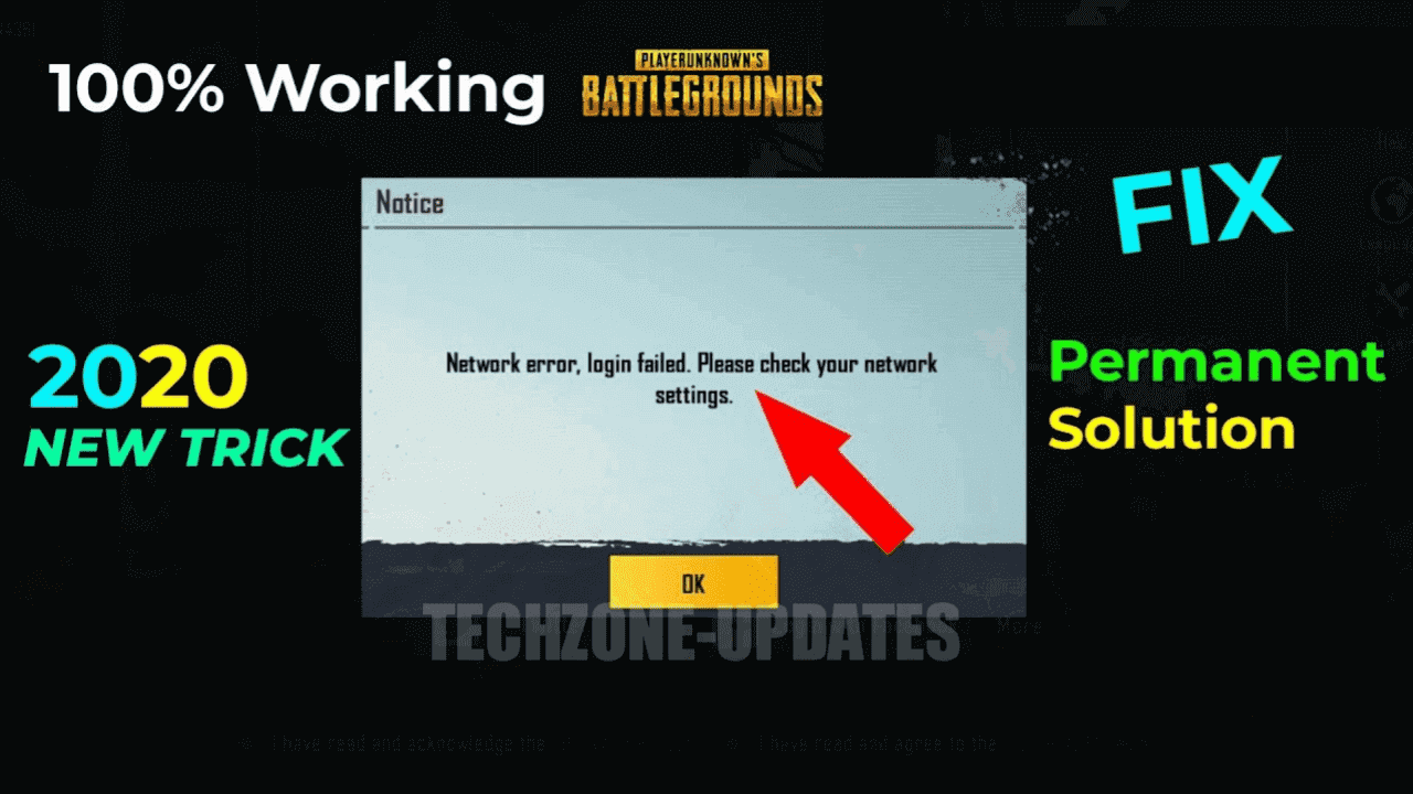 How To Fix Pubg Mobile Network Error Login Failed