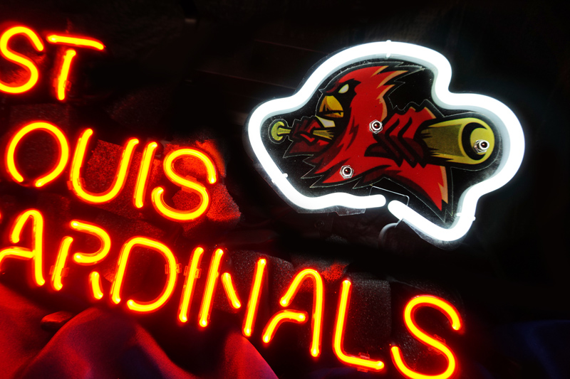 Wiki Neon Sign Blog MLB ST LOUIS CARDINALS BASEBALL BEER BAR NEON