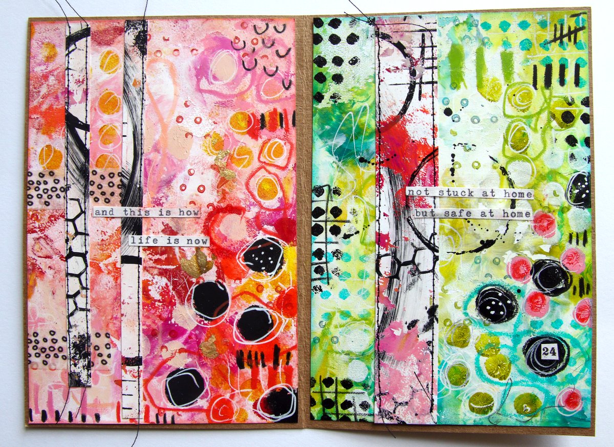 The Kathryn Wheel Expressive Painted Layers.