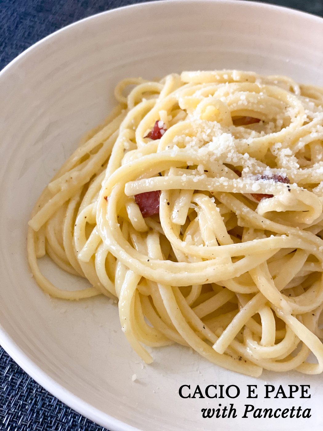 Cacio e Pepe With Pancetta Recipe Rambling Renovators